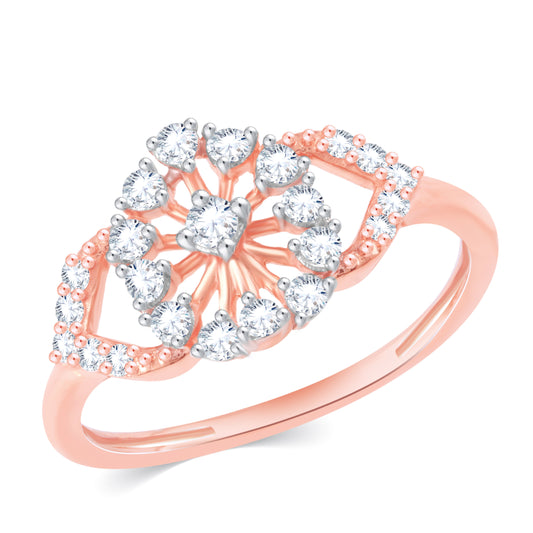 Diamond Ring for her in Rose Gold DRG23566