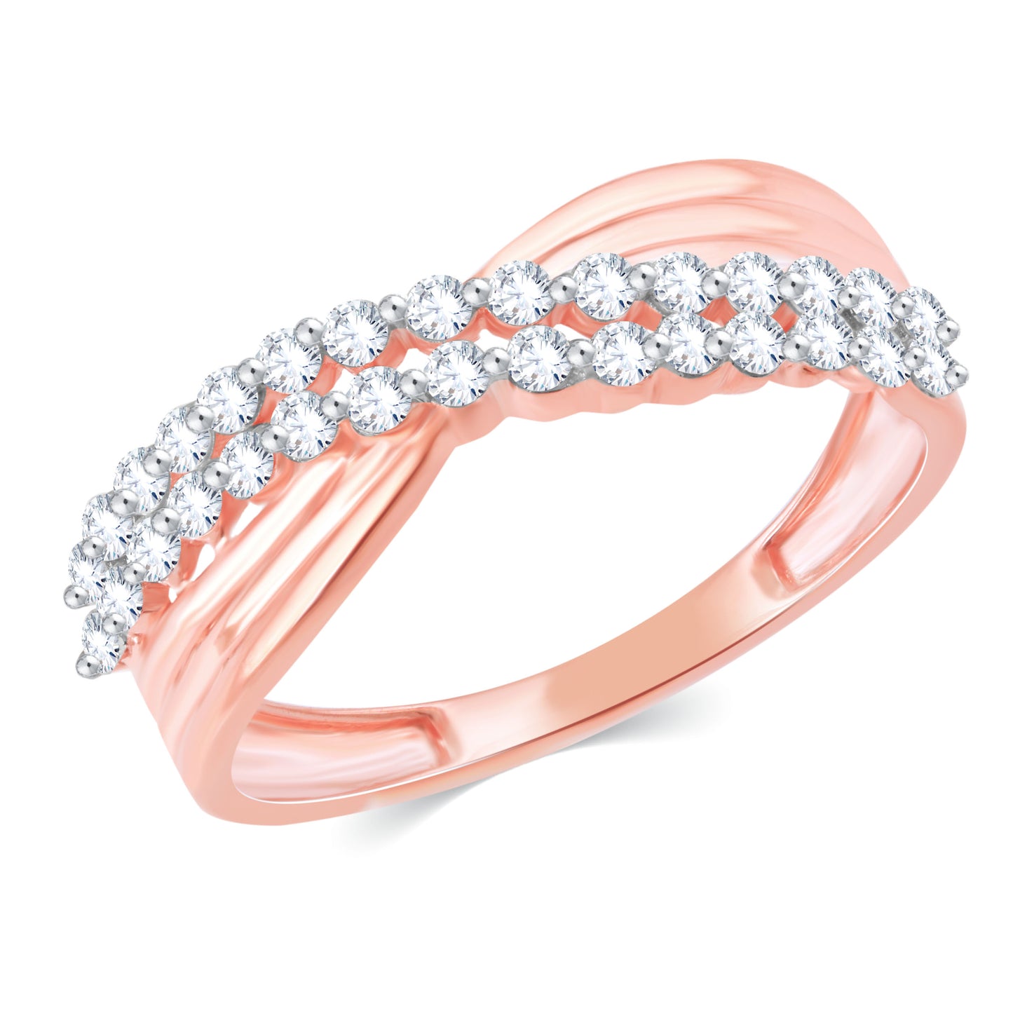 Diamond Ring for her in Rose Gold DRG23569