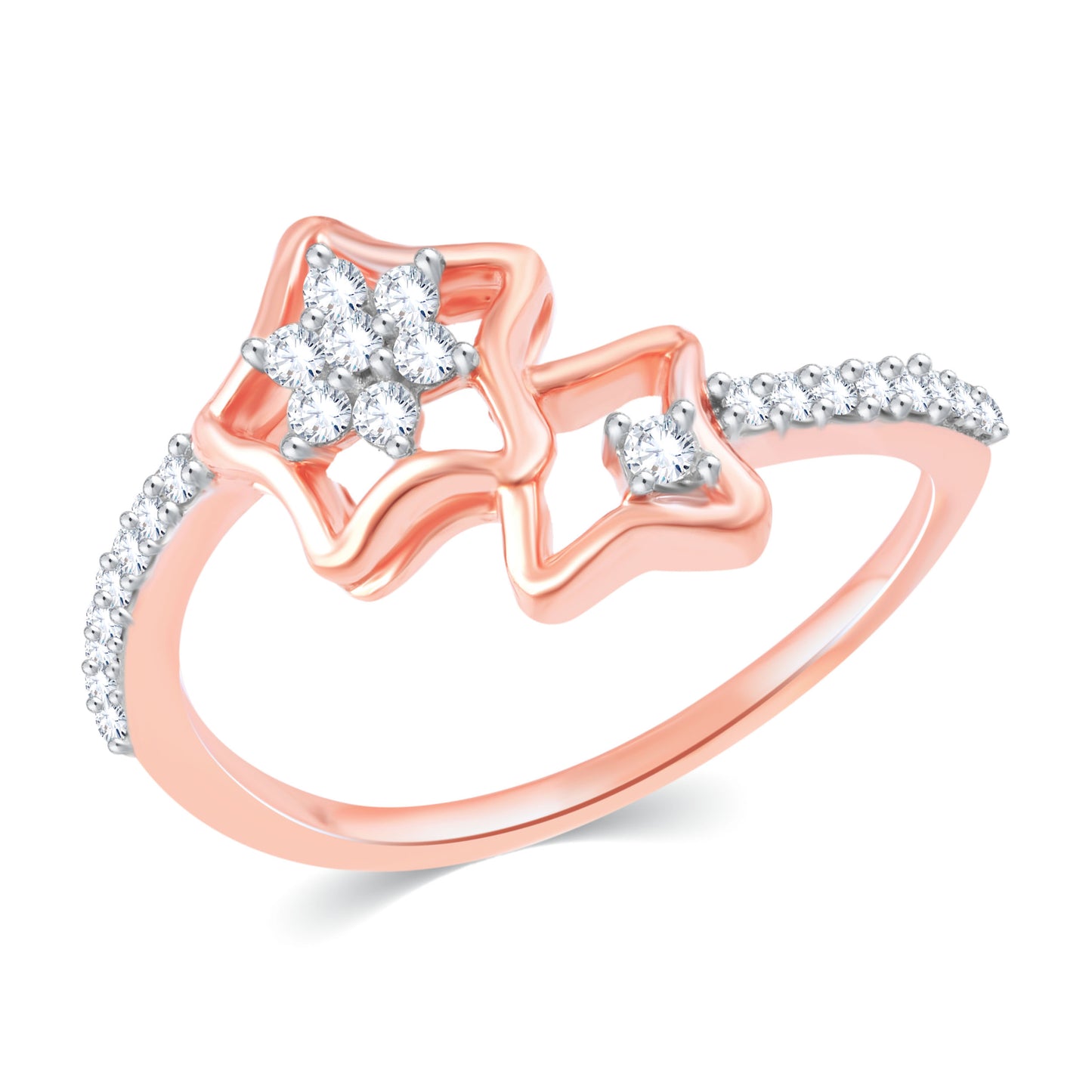 Diamond Ring for her in Rose Gold DRG23571