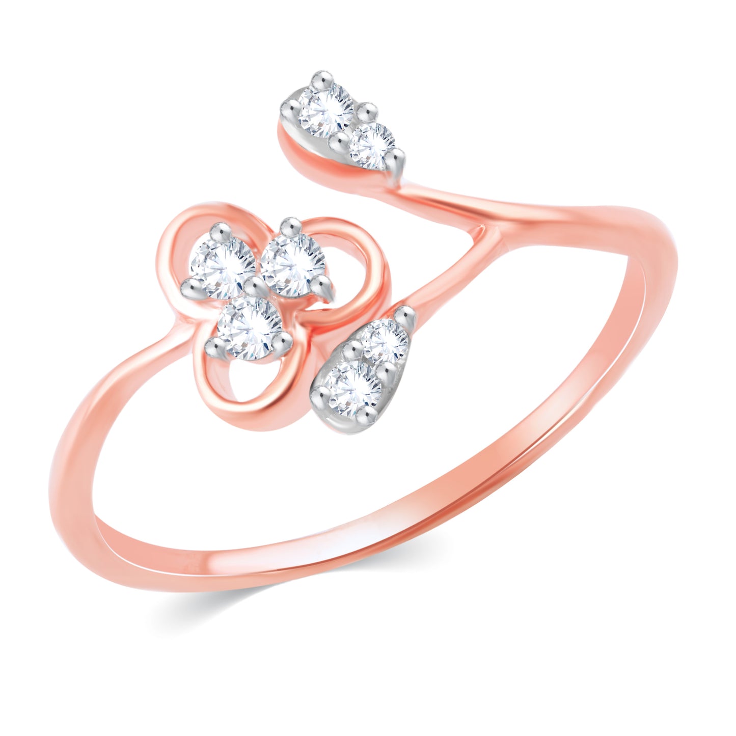 Diamond Ring for her in Rose Gold DRG23577