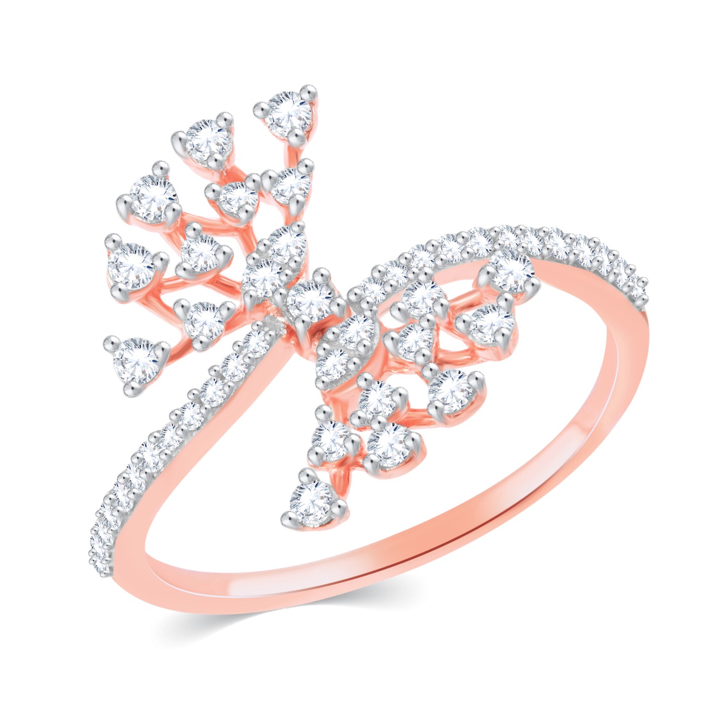 Diamond Ring for her in Rose Gold DRG23582