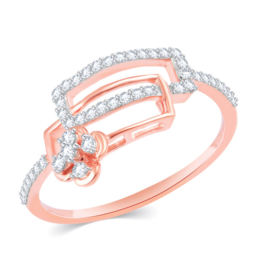 Diamond Ring for her in Rose Gold DRG23585