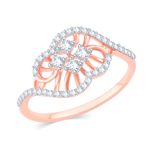 Diamond Ring for her in Rose Gold DRG23588