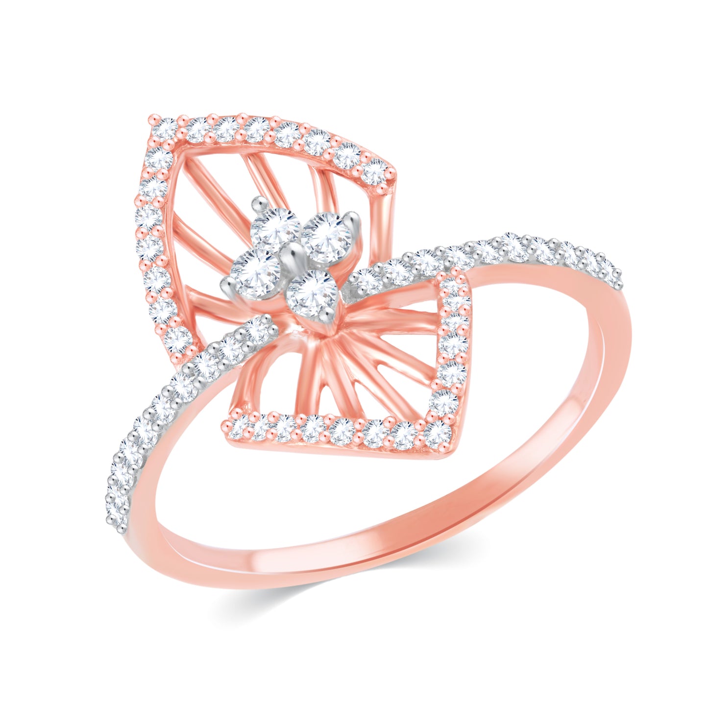 Diamond Ring for her in Rose Gold DRG23589