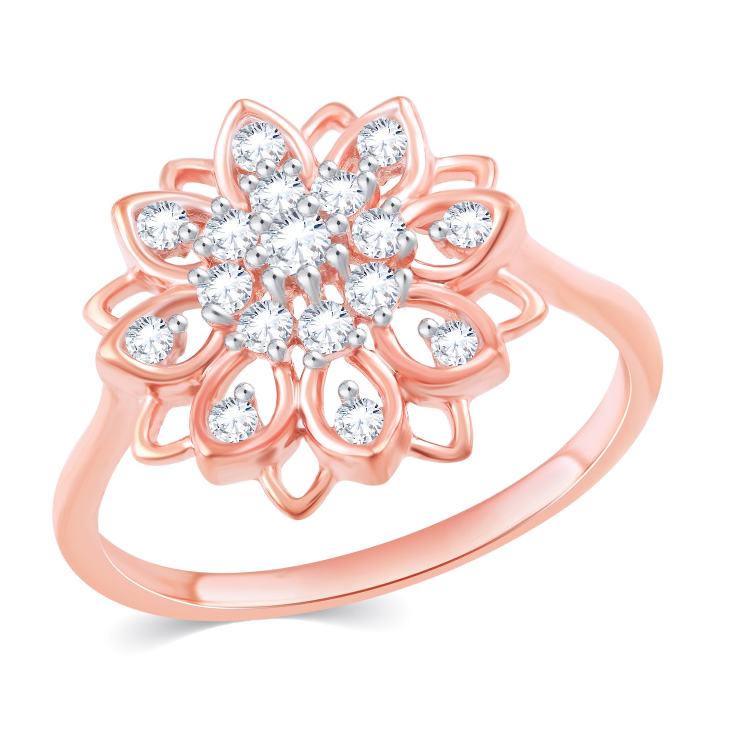 Diamond Ring for her in Rose Gold DRG23596