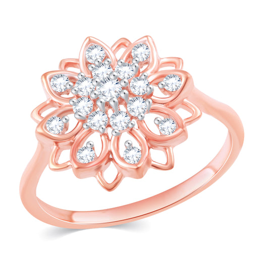 Diamond Ring for her in Rose Gold DRG23596