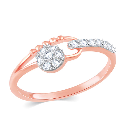 Diamond Ring for her in Rose Gold DRG23598