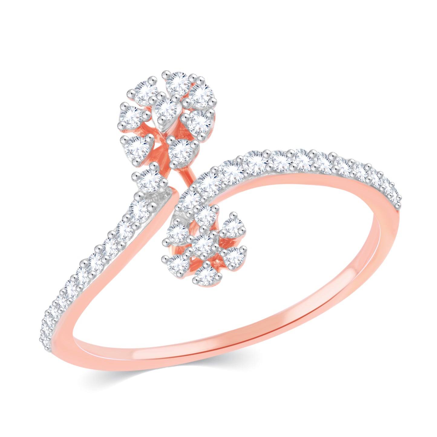 Diamond Ring for her in Rose Gold DRG23603