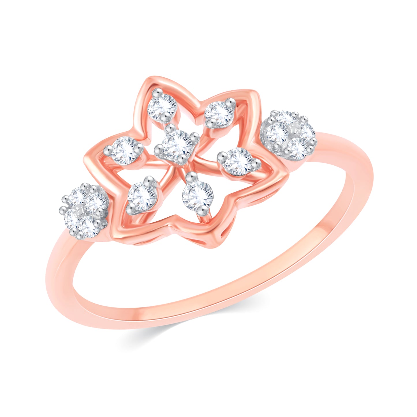 Diamond Ring for her in Rose Gold DRG23604