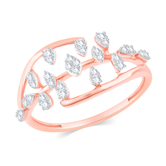 Diamond Ring for her in Rose Gold DRG23614