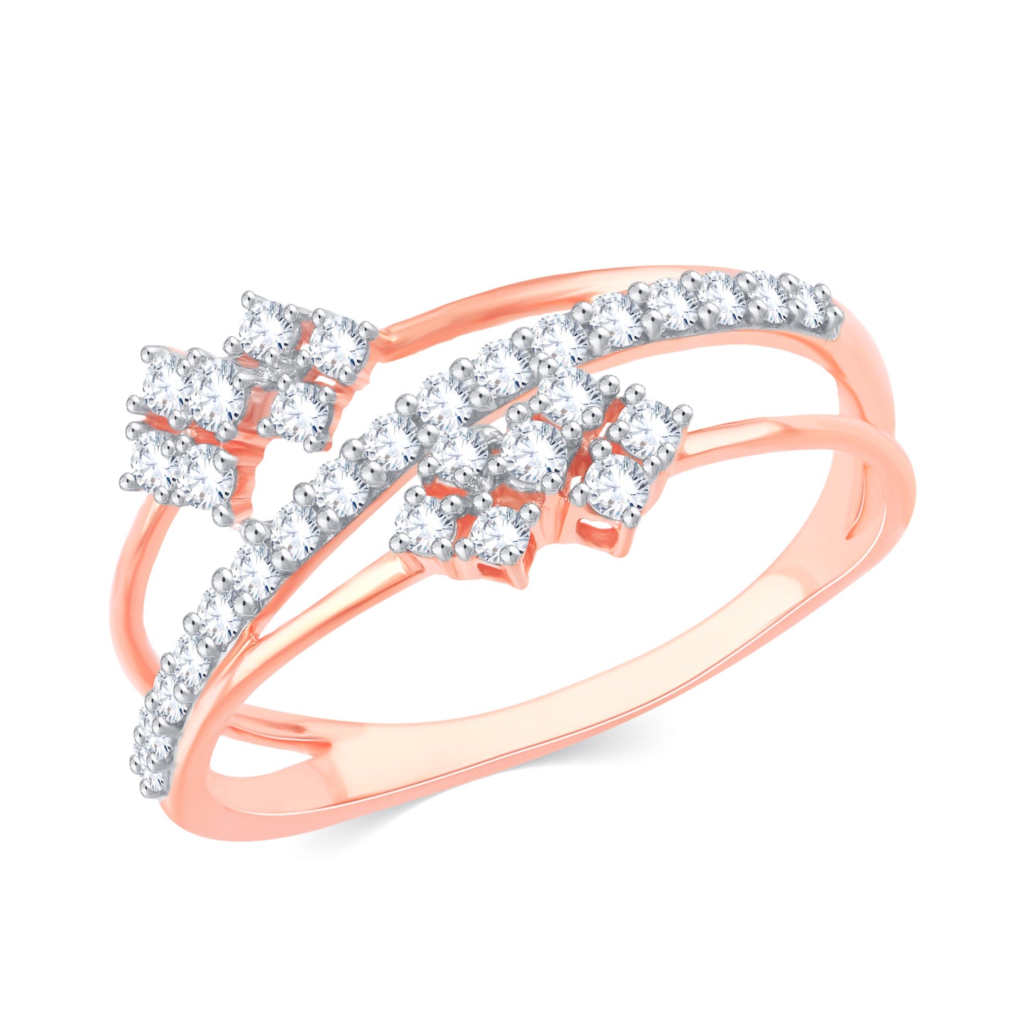 Diamond Ring for her in Rose Gold DRG23615