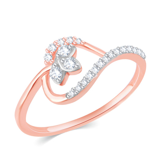 Diamond Ring for her in Rose Gold DRG23618