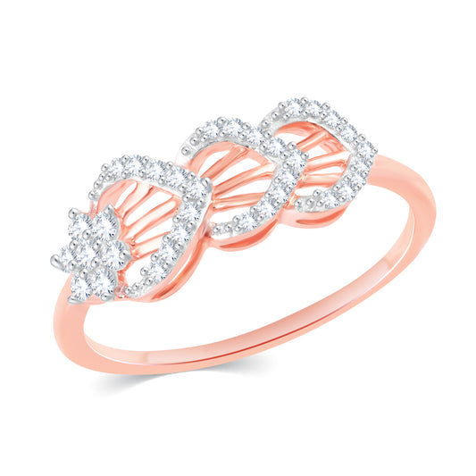 Diamond Ring for her in Rose Gold DRG23620