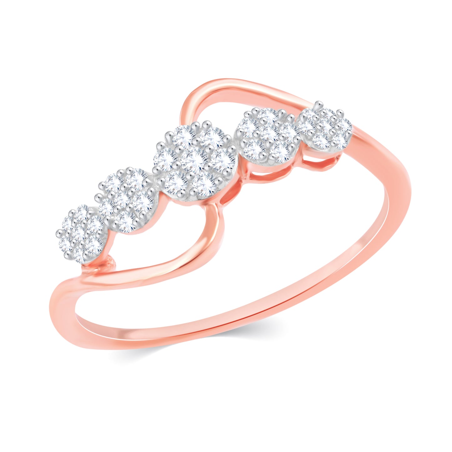 Diamond Ring for her in Rose Gold DRG23621