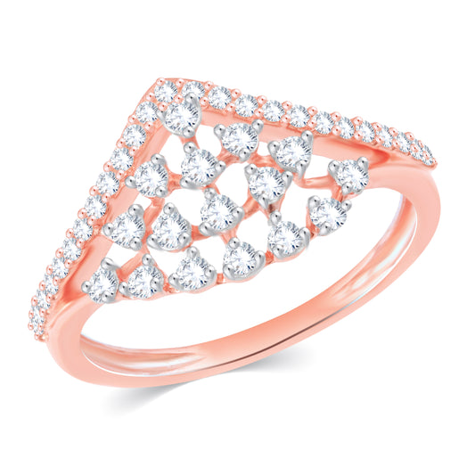 Diamond Ring for her in Rose Gold DRG23628