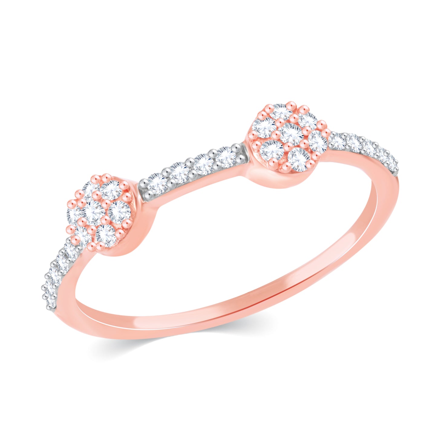 Diamond Ring for her in Rose Gold DRG23630