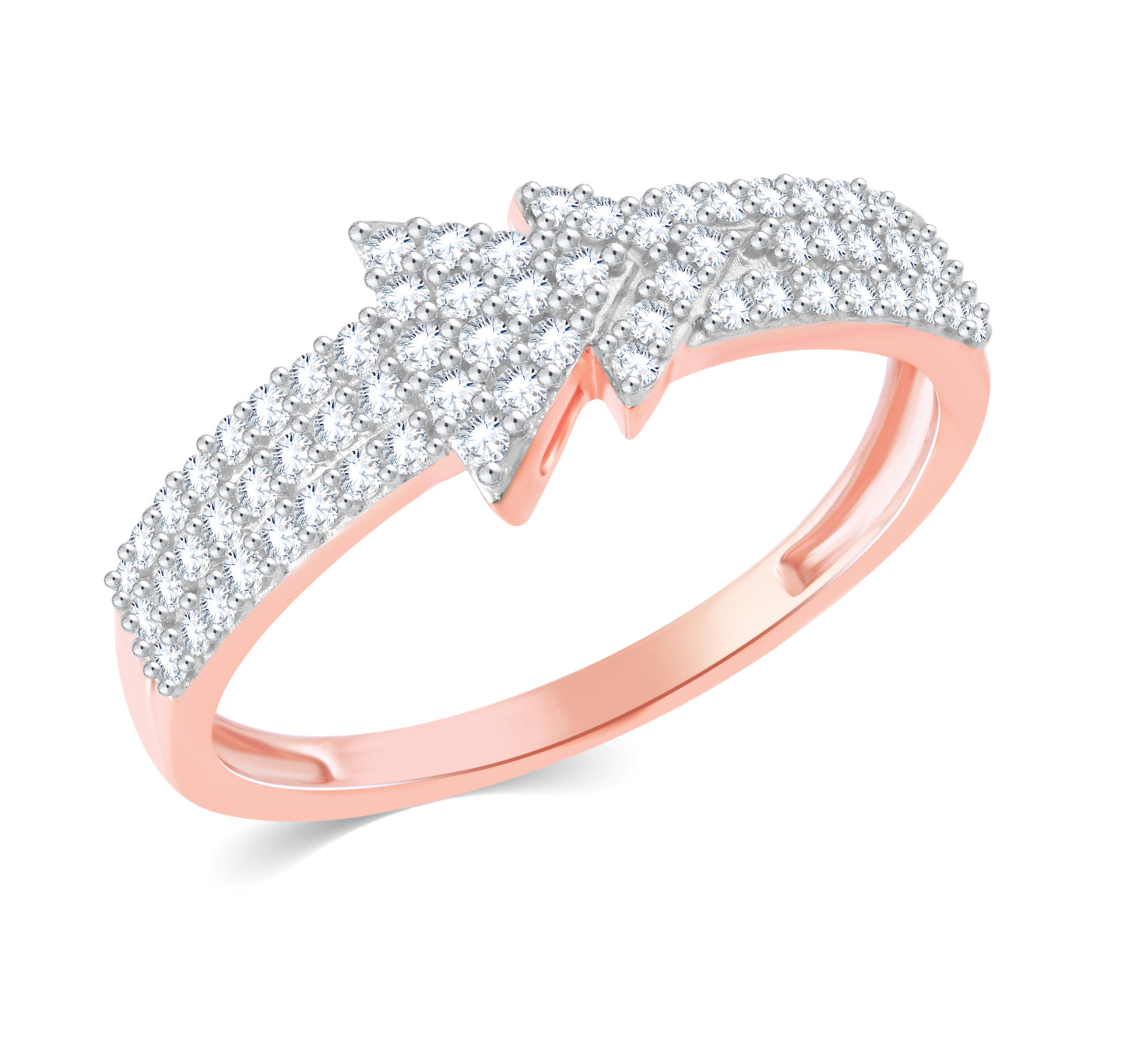 Diamond Ring for her in Rose Gold DRG23631