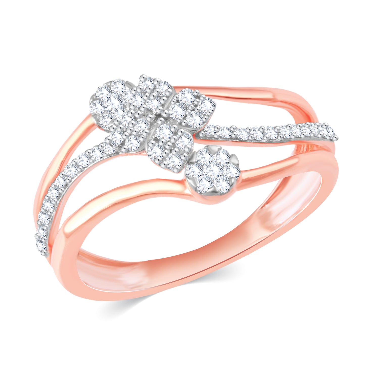 Diamond Ring for her in Rose Gold DRG23633