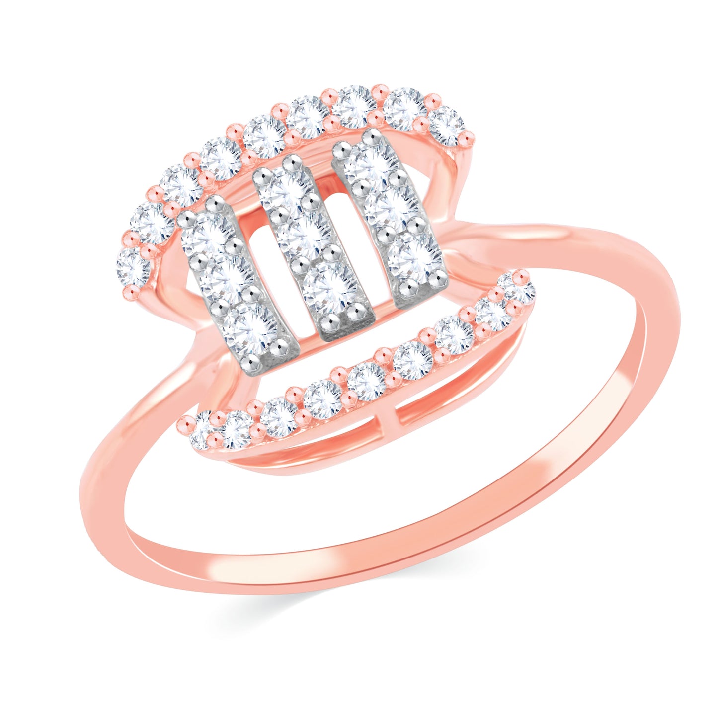 Diamond Ring for her in Rose Gold DRG23637