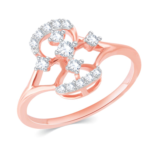 Diamond Ring for her in Rose Gold DRG23638