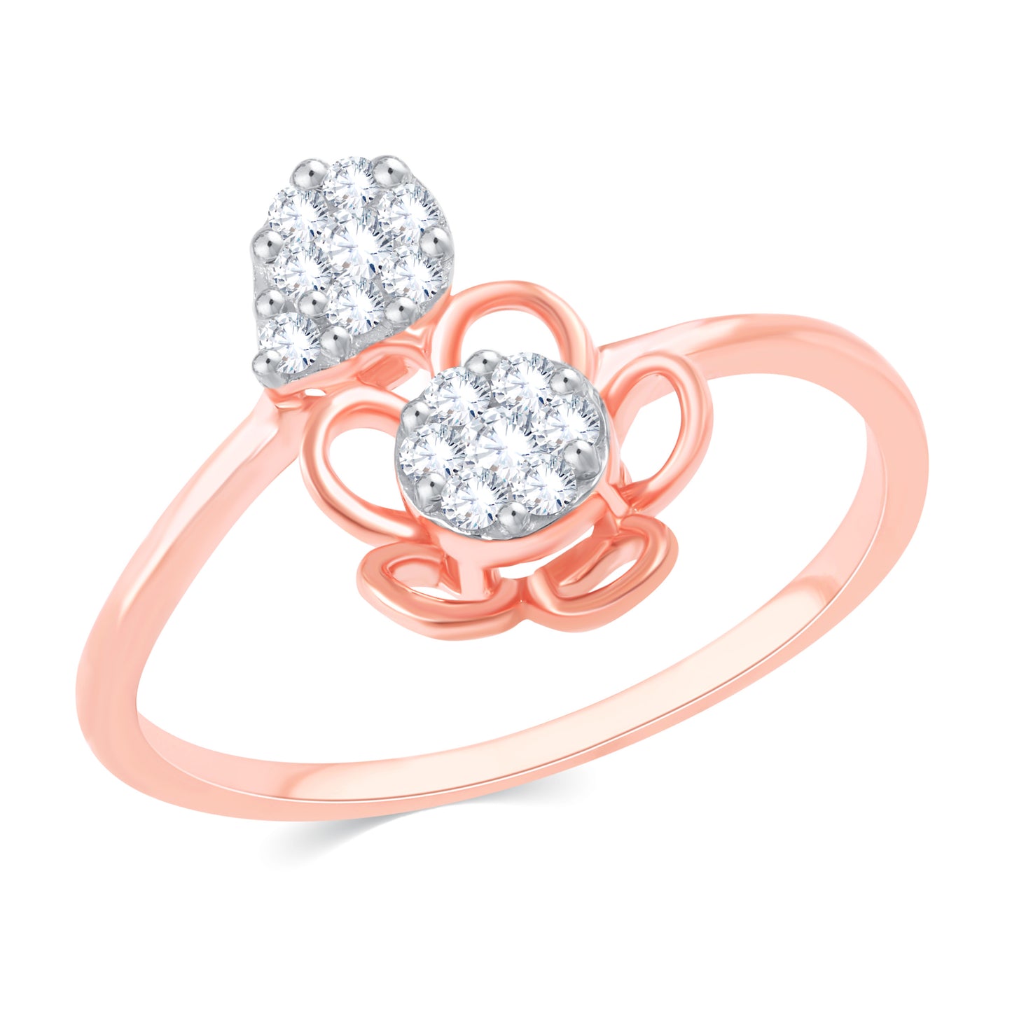 Diamond Ring for her in Rose Gold DRG23639