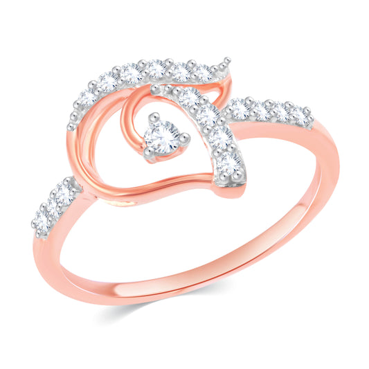 Diamond Ring for her in Rose Gold DRG23640