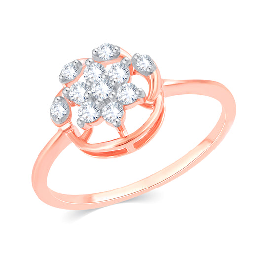 Diamond Ring for her in Rose Gold DRG23641