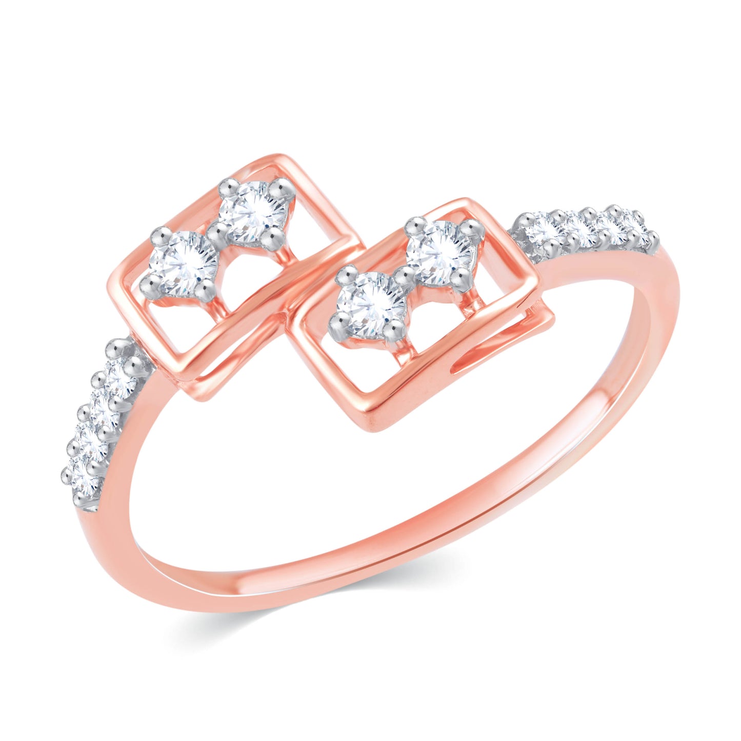 Diamond Ring for her in Rose Gold DRG23643