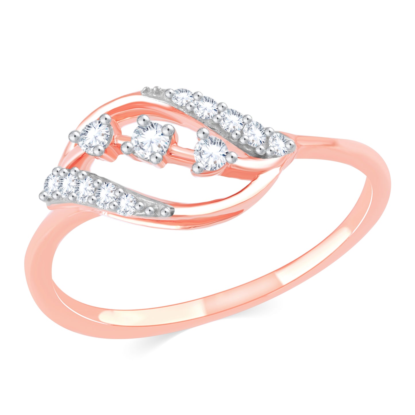 Diamond Ring for her in Rose Gold DRG23644