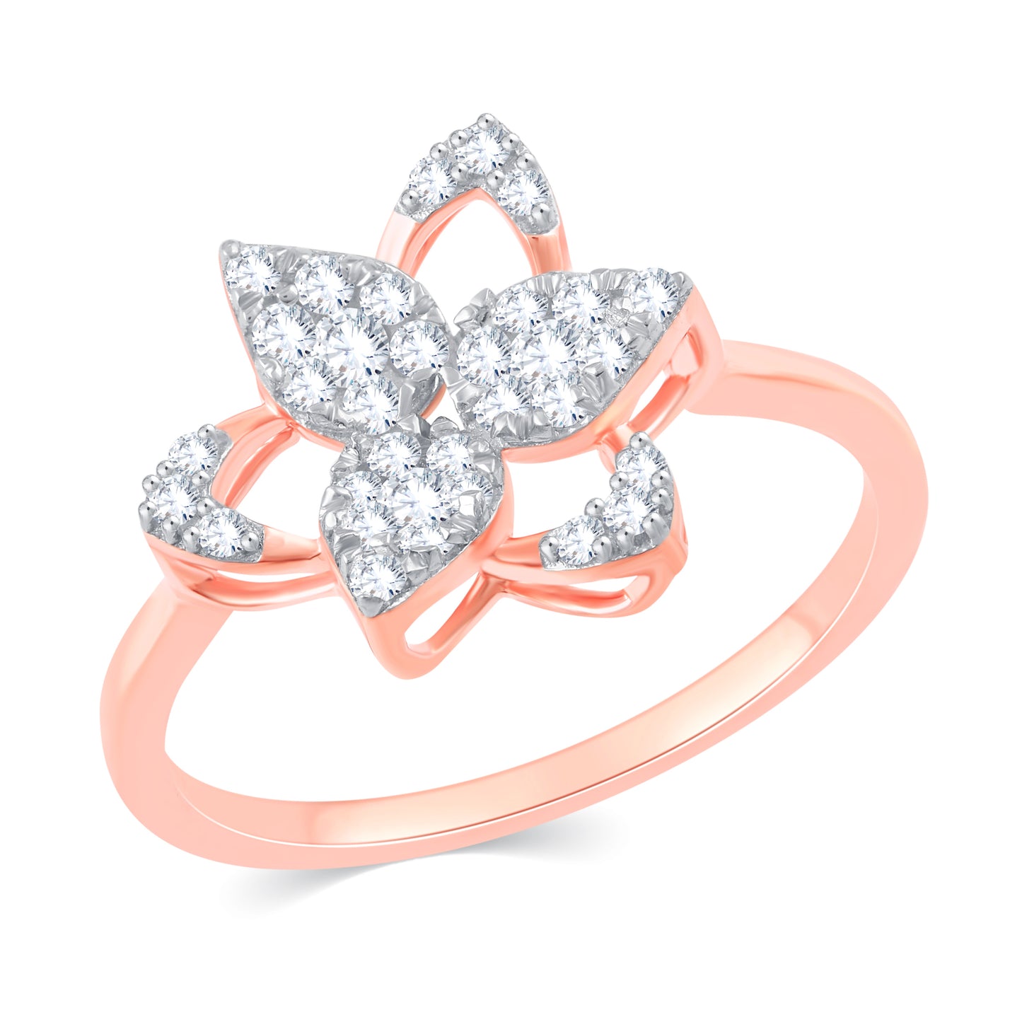 Diamond Ring for her in Rose Gold DRG23655