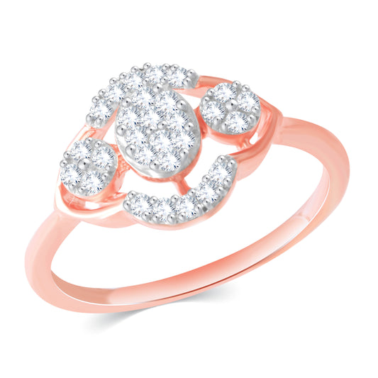 Diamond Ring for her in Rose Gold DRG23656