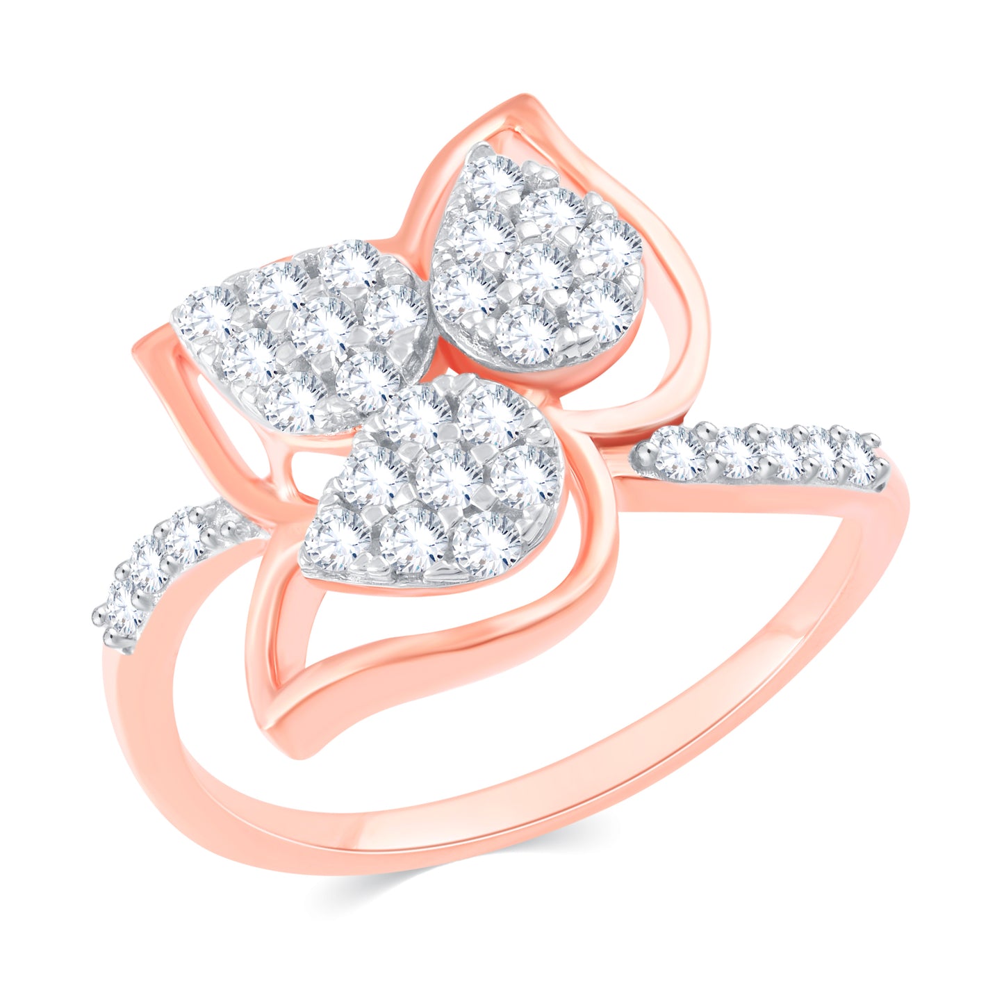 Diamond Ring for her in Rose Gold DRG23658