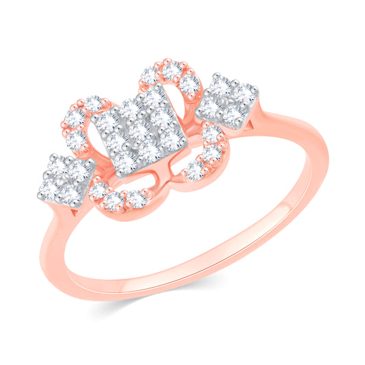 Diamond Ring for her in Rose Gold DRG23659