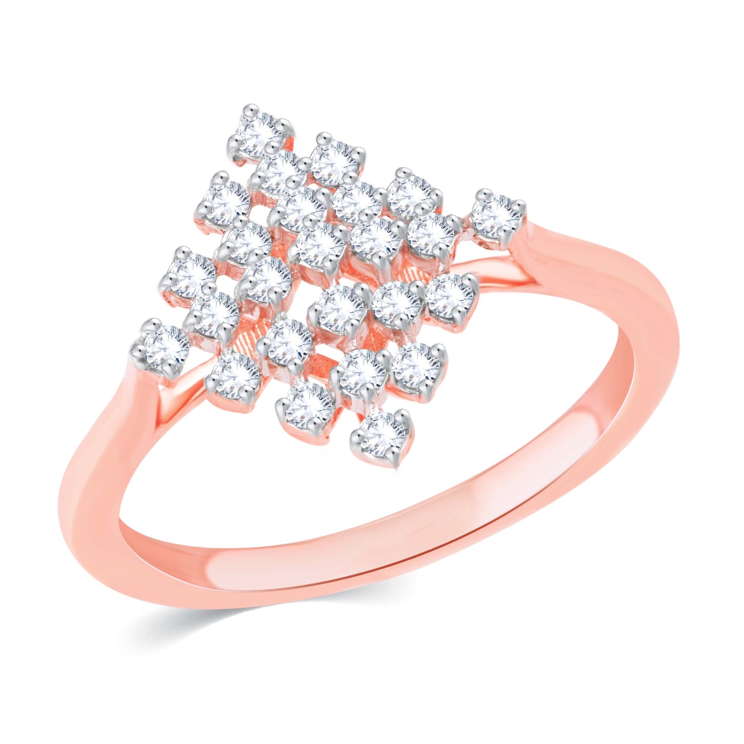 Diamond Ring for her in Rose Gold DRG23680