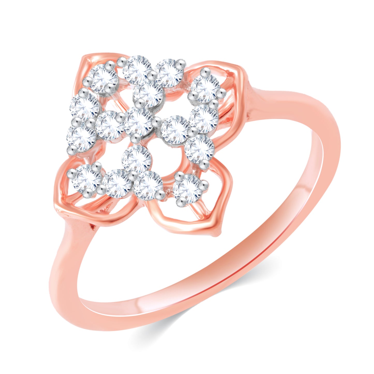 Diamond Ring for her in Rose Gold DRG23684