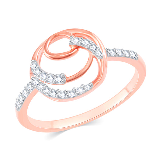 Diamond Ring for her in Rose Gold DRG23686