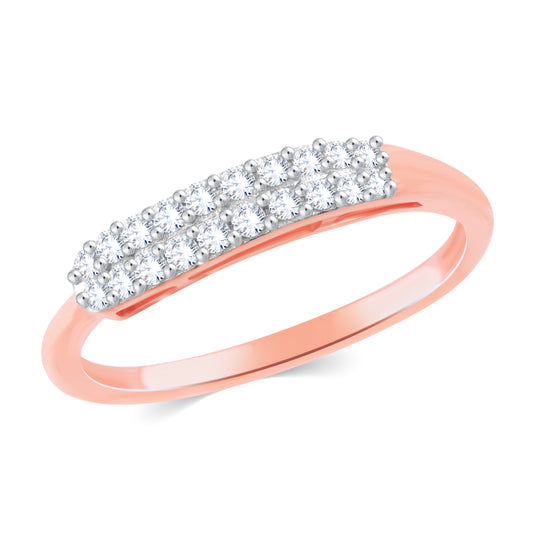 Diamond Ring for her in Rose Gold DRG23687