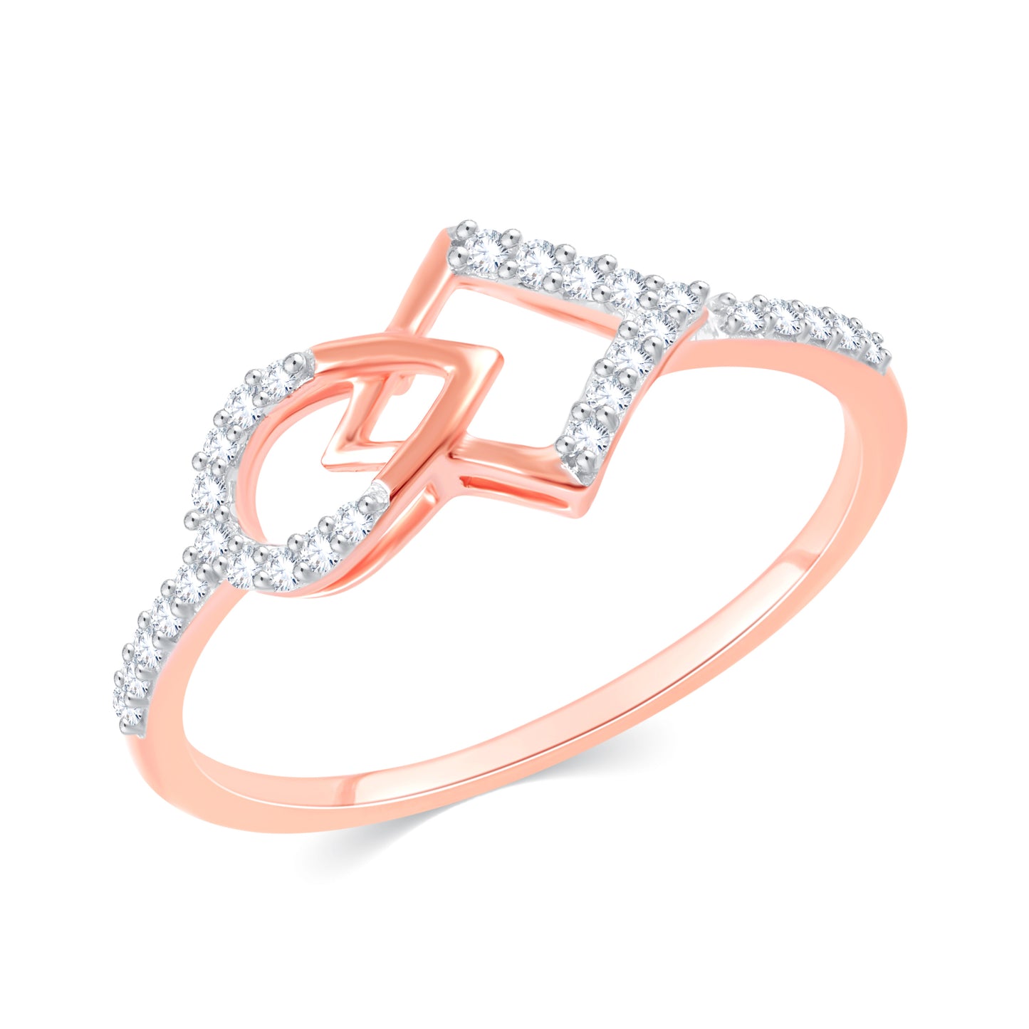 Diamond Ring for her in Rose Gold DRG23691