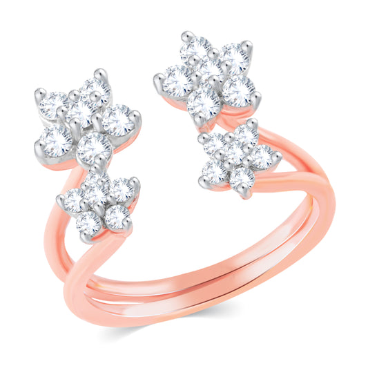 Diamond Ring for her in Rose Gold DRG23703