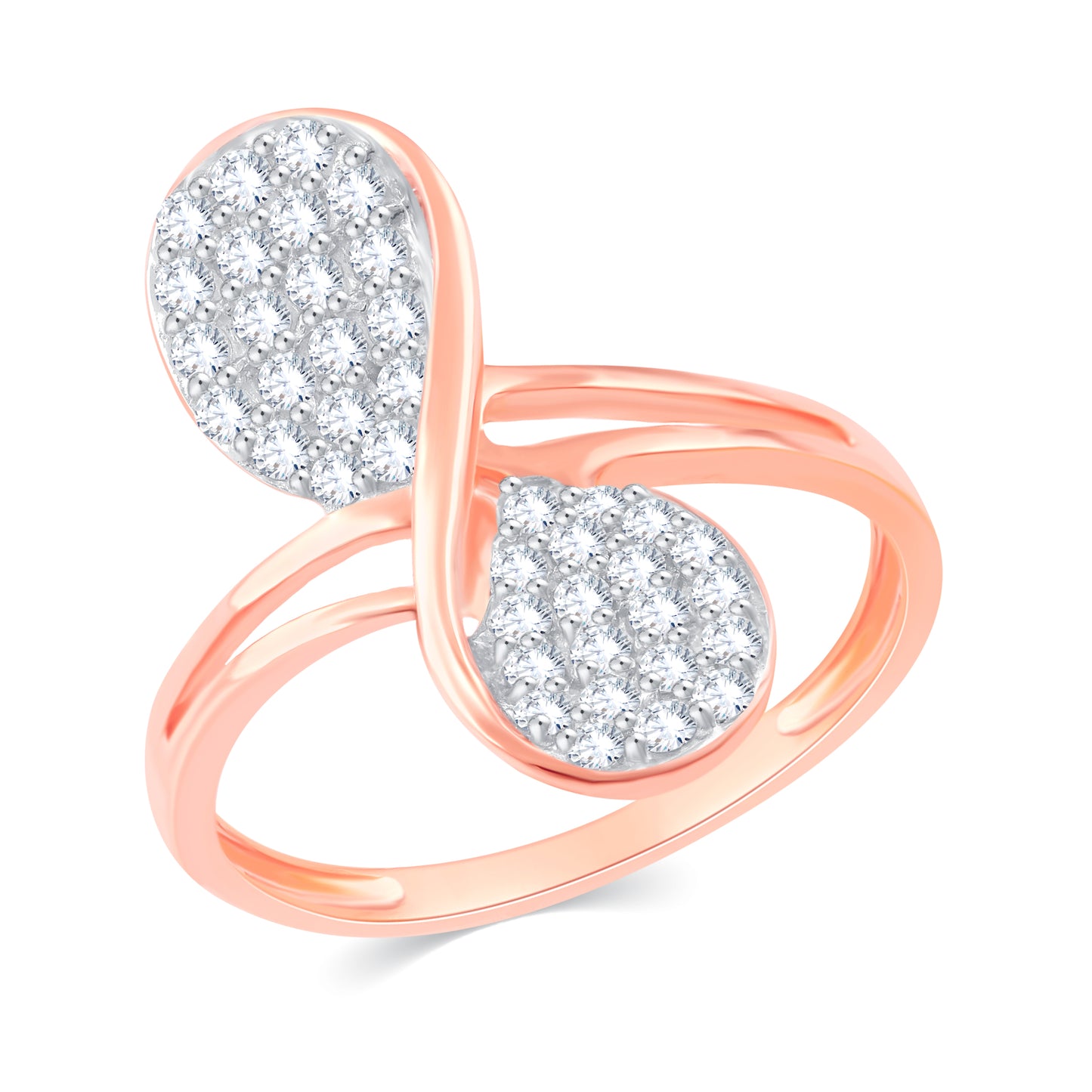 Diamond Ring for her in Rose Gold DRG23706