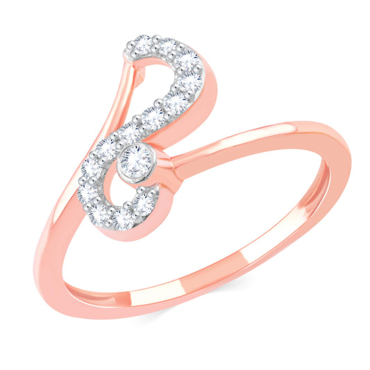 Diamond Ring for her in Rose Gold DRG23711