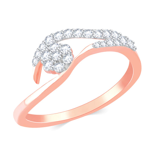 Diamond Ring for her in Rose Gold DRG23713