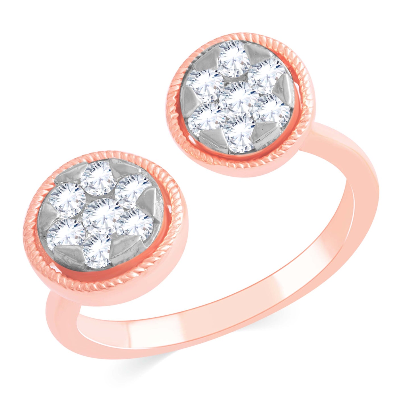 Diamond Ring for her in Rose Gold DRG23714