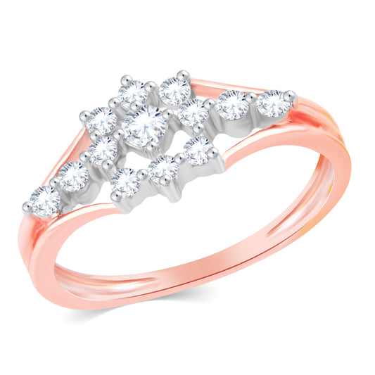 Diamond Ring for her in Rose Gold DRG23719