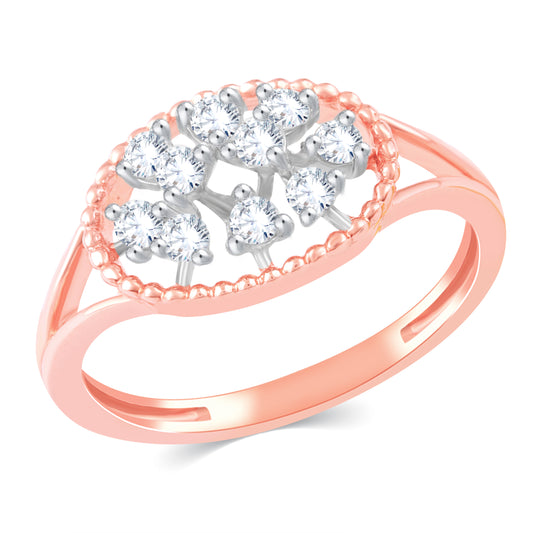 Diamond Ring for her in Rose Gold DRG23720