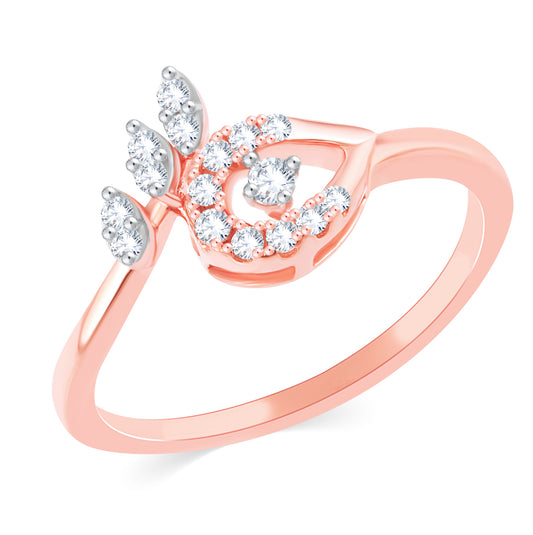 Diamond Ring for her in Rose Gold DRG23723