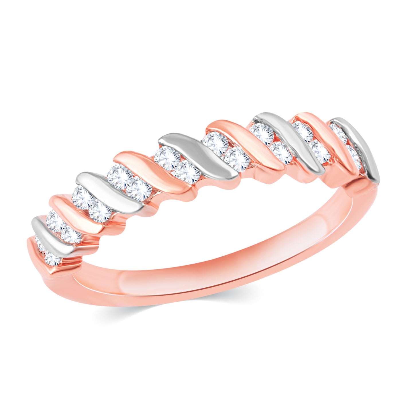 Diamond Ring for her in Rose Gold DRG23724