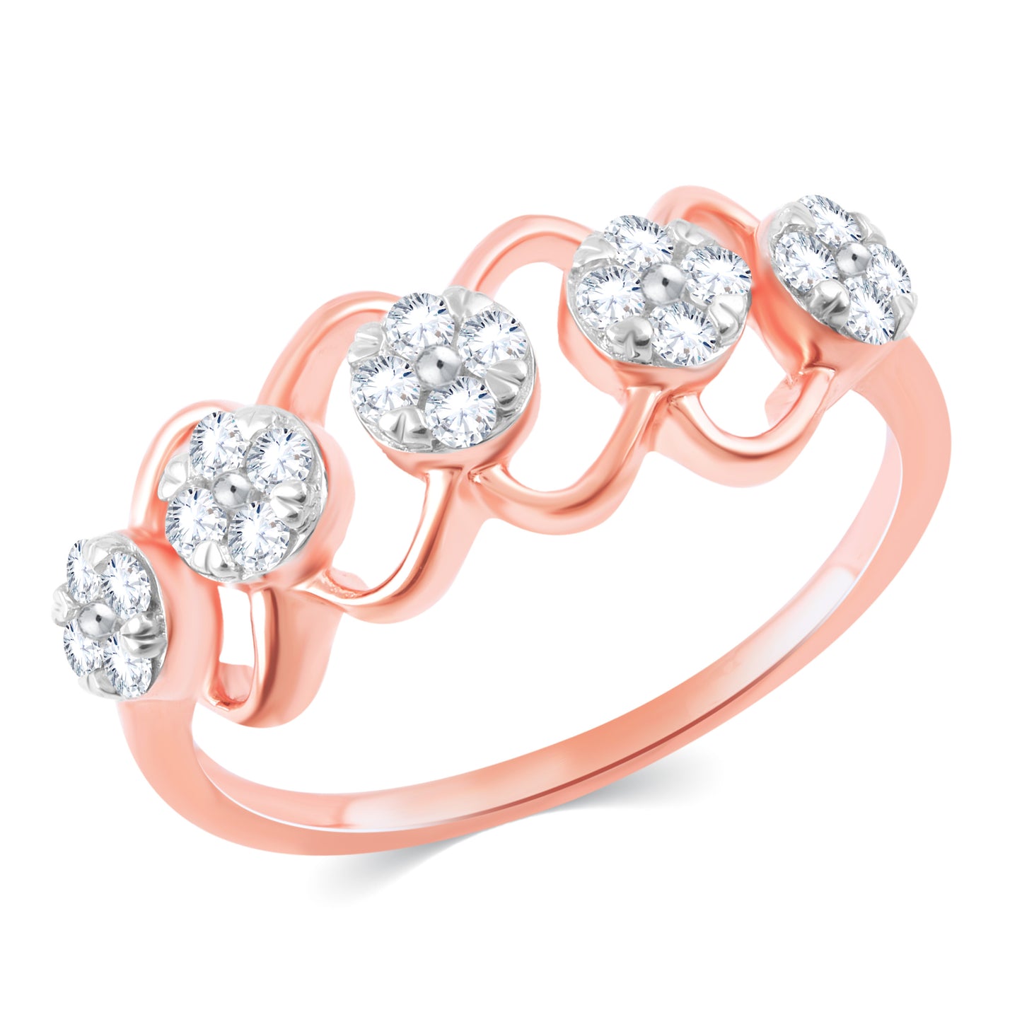 Diamond Ring for her in Rose Gold DRG23733