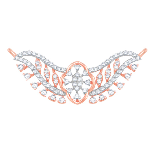 Diamond Mangalsutra Pendant for her in Rose Gold DTN22067