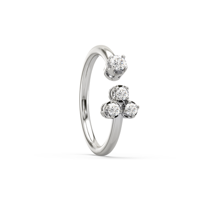 April Petal Diamond Ring